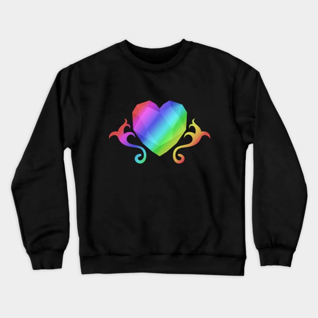 MLP - Cutie Mark Rainbow Special - Princess Cadence Crewneck Sweatshirt by ariados4711